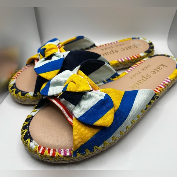 Kate Spade Saltie Shore Slip-On Espradrille Sandal Multi-Color Size 6.5 - Picture 9 of 9